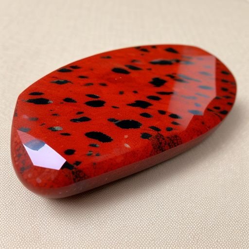  Polished Red Dalmatian Jasper Stone 